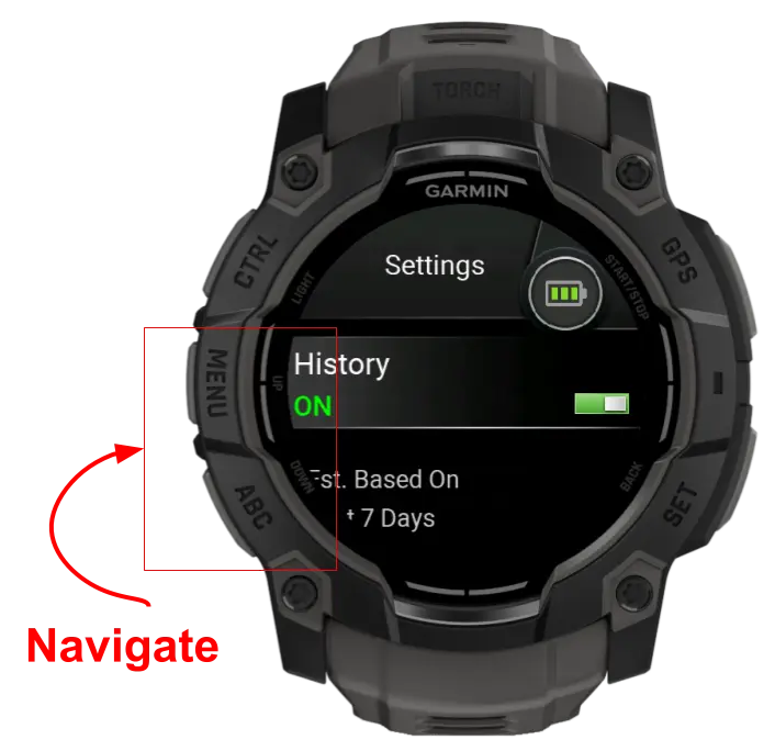 Step 2: Open Settings menu